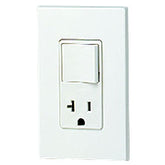 Leviton 5636 20 Amp Decora Combination Receptacle